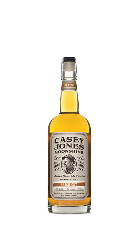 Casey Jones Distillery Peach Cut Moonshine 375ml